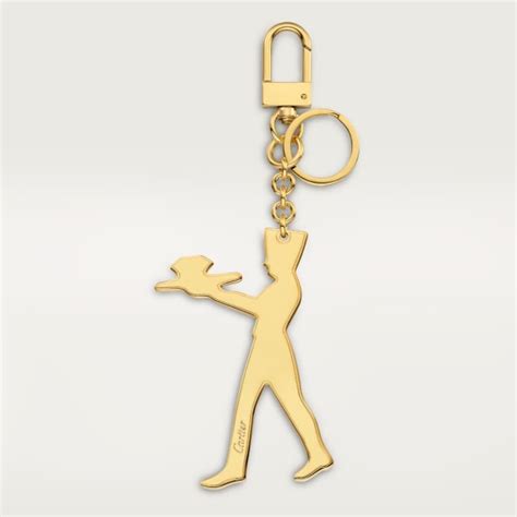 Diabolo de Cartier key ring with bellboy motif